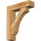 Ekena Millwork Imperial Block Rough Sawn Bracket w/ Offset Brace, Western Red Cedar, 6"W x 22"D x 26"H BKT0604X22X26IMP05RWR - alternate 1